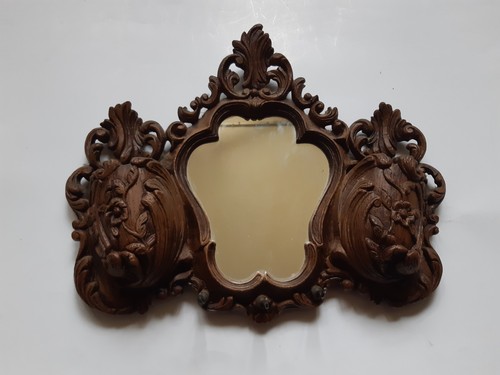 Ancien petit miroir mural - , de