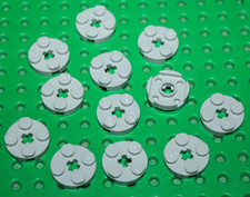 12 x Lego MdStone Round Plate ref 4032 set 7962 8088 6208 10227 8098 75106 10174