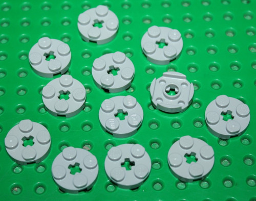 Lego mdstone round plate - x,