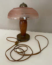 Lampe champignon vintage verre