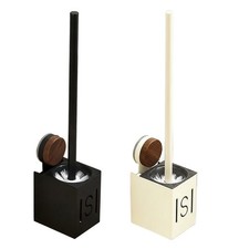 Brosse de toilette murale et support salle de bain avec cuvette en plastique fac