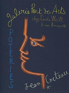 Jean cocteau affiche - jean, cocteau,