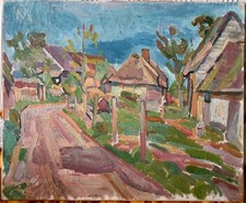 Paysage Huile Sur Toile André