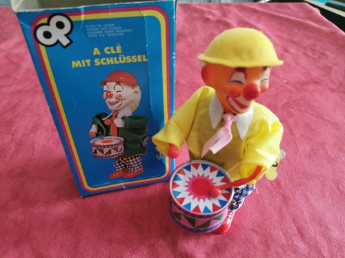 Jouet ancien clown clé - jouet,