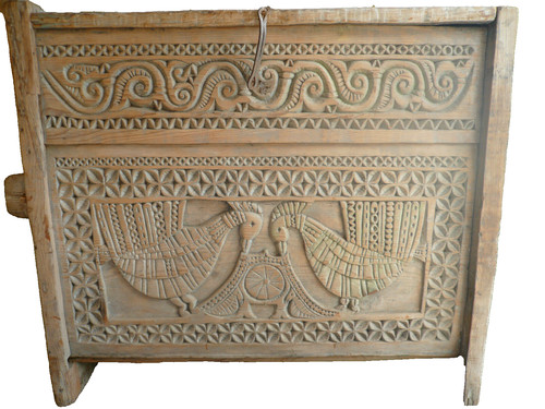 Ancien coffre bois inde - ancien, en