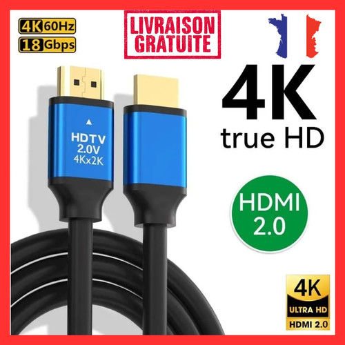 Câble hdmi ultra 2m 3m - ultra, hd