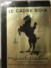 étiquette dorée Cadre Noir de Marcel G 36x49mm