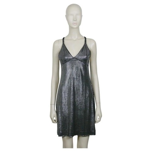 Robe argentée paco - argentée, rabanne