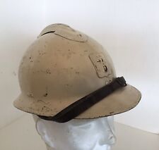 FRANCE WW2 - CASQUE BLANC mod. 1926 DEFENSE PASSIVE Libération PARIS 1944