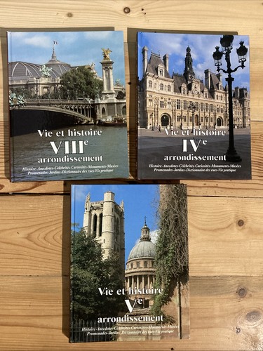 Lot livres sur paris vie - lot,