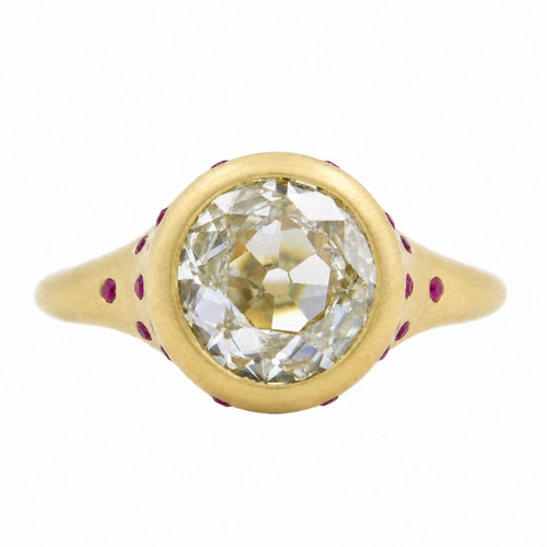 Bague fiançailles ancienne - de,