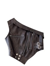 Femme Simili Cuir Fermeture