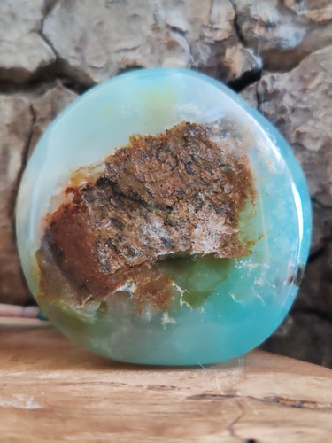 Galet chrysoprase - galet, en