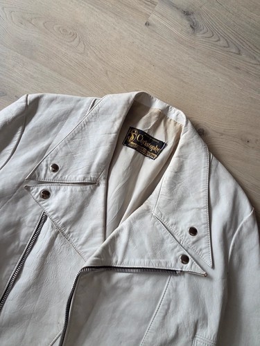 Veste cuir biker véritable - veste,