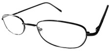 Lunette de Vue Lunettes Loupes De Lecture Métal  Noires Classiques D+2.50