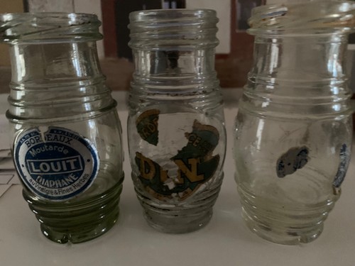 Pots moutarde anciens - louit,