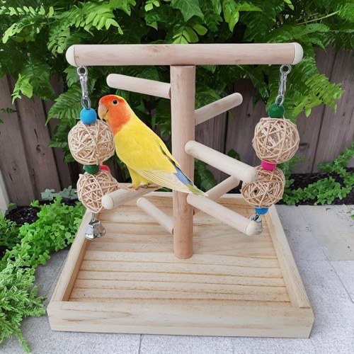 Cage oiseaux bois - cage, en