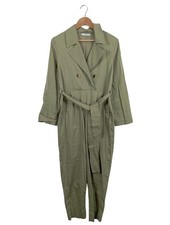 MANGO SUIT Combinaison Dames Pantalon T EU 36 kaki style décontracté