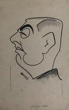 DESSIN ORIGINAL JACQUES TATI