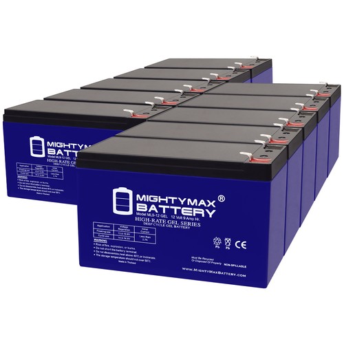 Mighty max 12v 9ah gel - mighty,