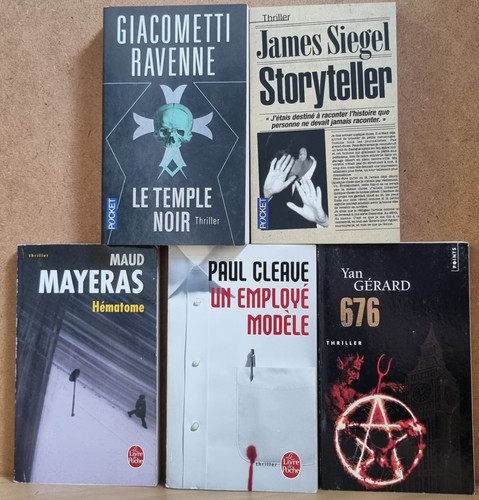 Poches thriller polar livre - 5,