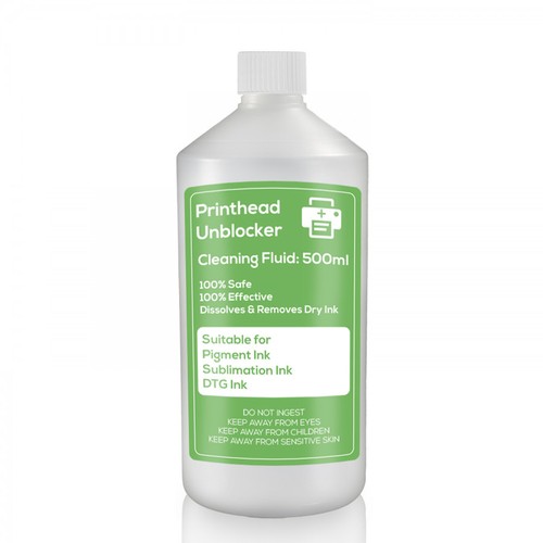 500ml imprimé tête - imprimé, nettoyant