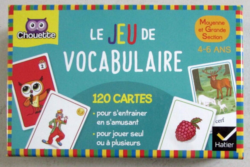 Jeu vocabulaire chouette - le,