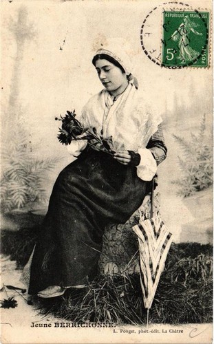 Cpa jeune berrichonne - cpa, (612811)