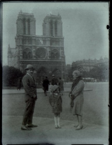 Paris plaque photo verre - paris,