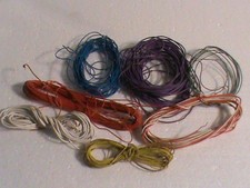 lot cablages HO TRAIN/ LOT 7 COULEURS DE CABLAGES/ OCCASION