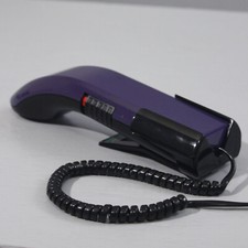 Téléphone mural vintage Matra Communication "Profil" design années 80 violet