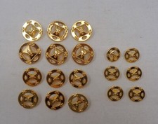 Lot de 18 Boutons vintage en