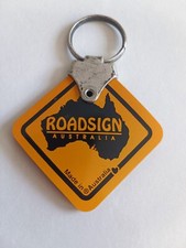 Porte-clés Panneau Australie Requin ROADSIGN AUSTRALIA Keychain vintage