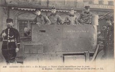 België - Vlaams Leeuw (Lion de Flandre) pantserwagen in Rexpoëde, FrankrijkKorps