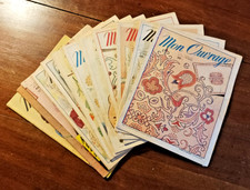 Lot de 12 numéros  "Mon Ouvrage"  Année 1955