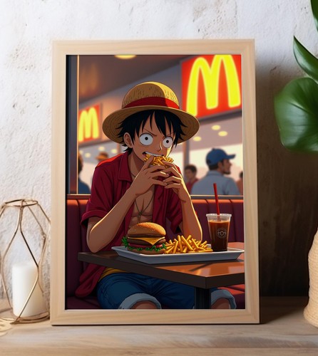 Affiche poster luffy - affiche, one