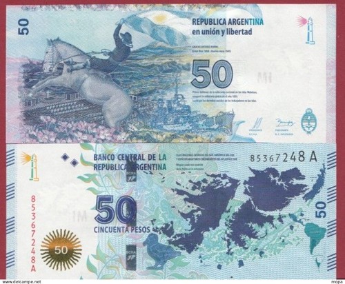 Argentine pesos - 50,