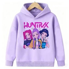 Funny Sweatshirts Kpop Demon Hunters Hoodie Children Clothes Kid Girl Boy Sweats