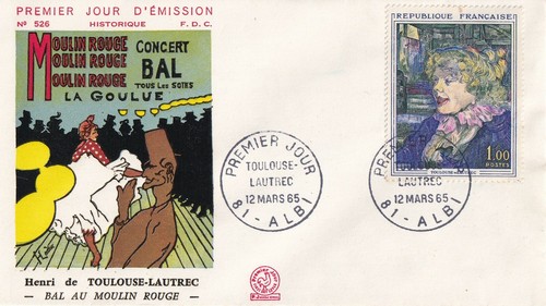 Enveloppe 1er jour timbre 1965