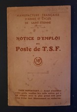 Notice d'Emploi Poste TSF