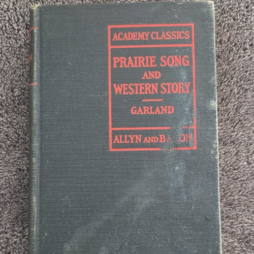 Hamlin garland prairie song - hamlin, &