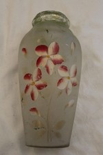 vase décor  peint à la main ancien vintage 1900 1930 ART DECO