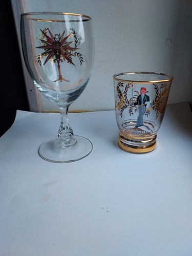 Anciens verres communion - de,