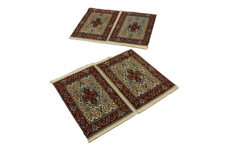 Tapis oriental noué à la - x,
