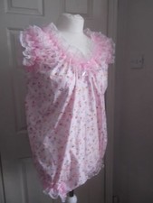 BÉBÉ ADULTE ~ SISSY ~ FEMMES DE MÉNAGE ~ UNISEXE ~ NOUNOURS IMPRIMÉ BALLERINE TV/CD FRILLY ~ TOUT-EN-UN