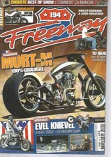 FREEWAY N°194 HANDMADE MORT-M / SOFTAIL CROSS BONES / EVEL KNIEVEL 1938-2007