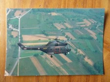 CARTE POSTALE POST CARD ARMEE DE L'AIR HELICOPTERE AEROSPATIALE SA 330 PUMA