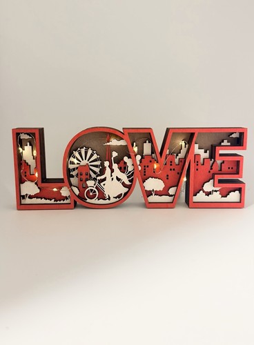 Décoration lumineuse love - décoration,