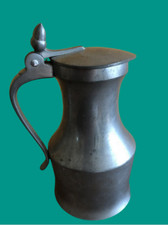 Magnifique Pichet Vase Pot Les Étains Du Manoir Paris  En Parfait État