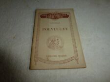 LIVRE LES CLASSIQUES POUR TOUS  CORNEILLE  POLYEUCTE